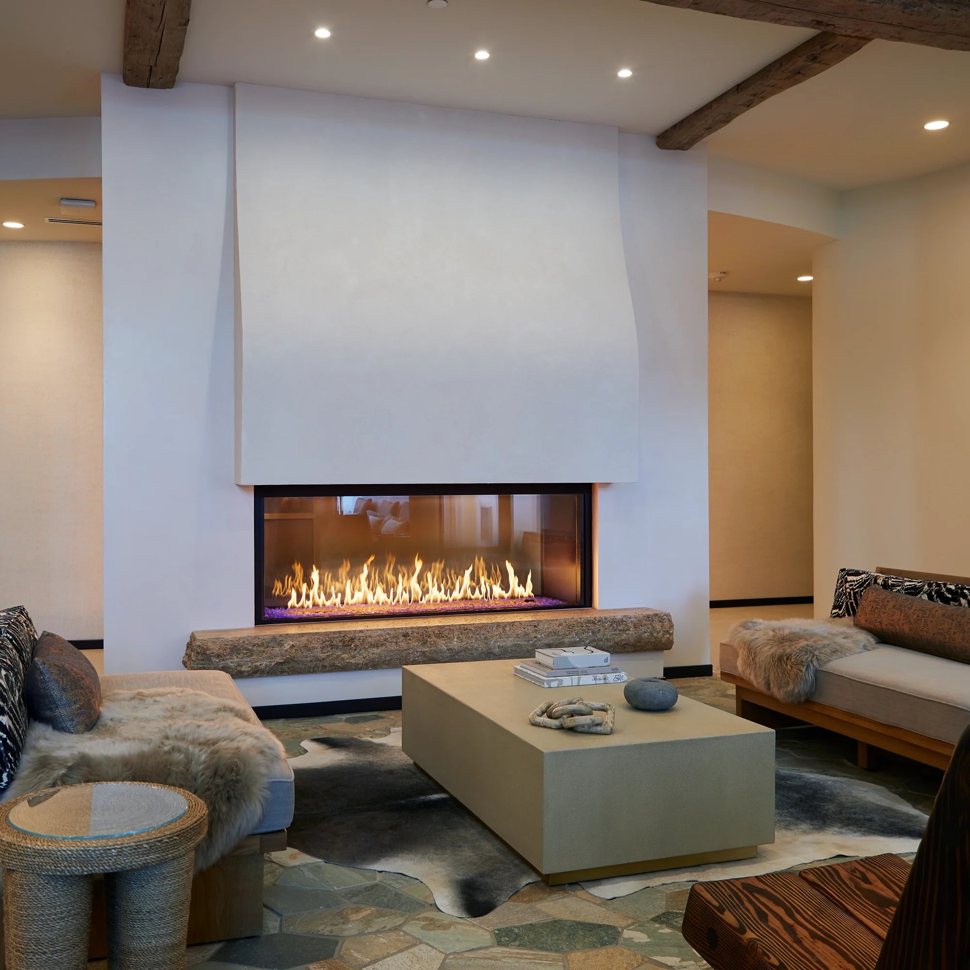 Foyer au gaz double face Enlight de Stellar