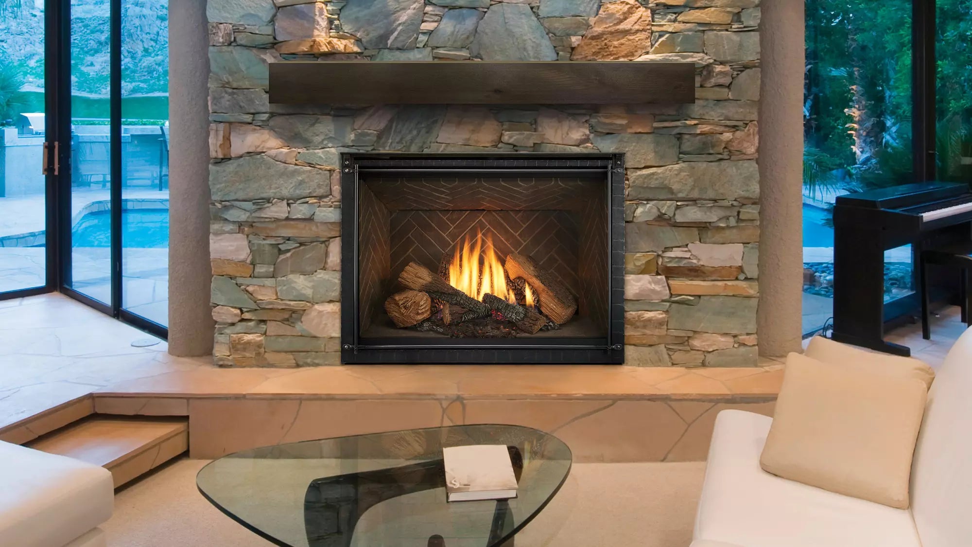 Foyer au gaz traditionnel 6k/8k de Heat & Glo