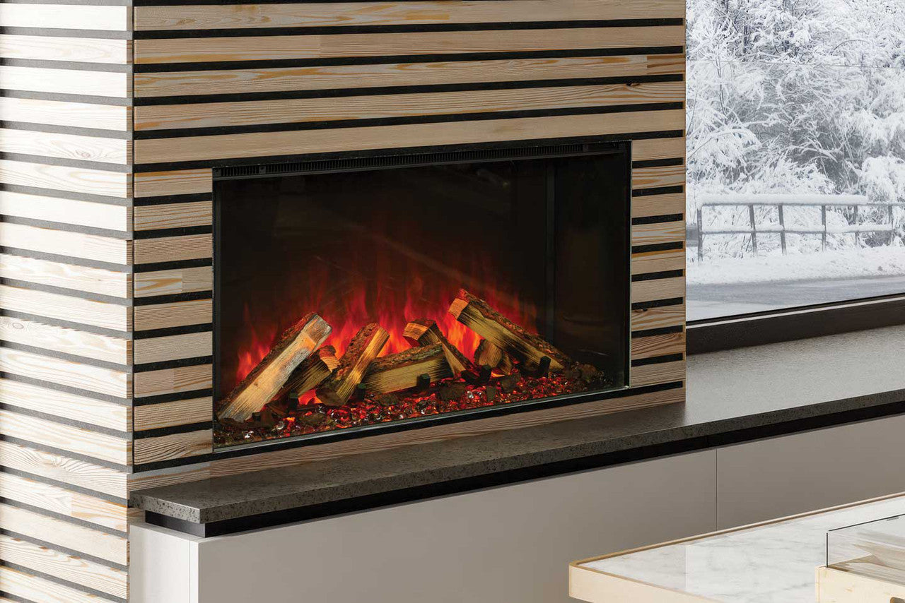 Foyer électrique et encastrable UE35 LCD de Uptown Fireplaces