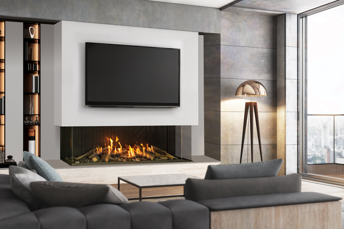 Foyer au gaz U70 Tall ULTRA de Urbana