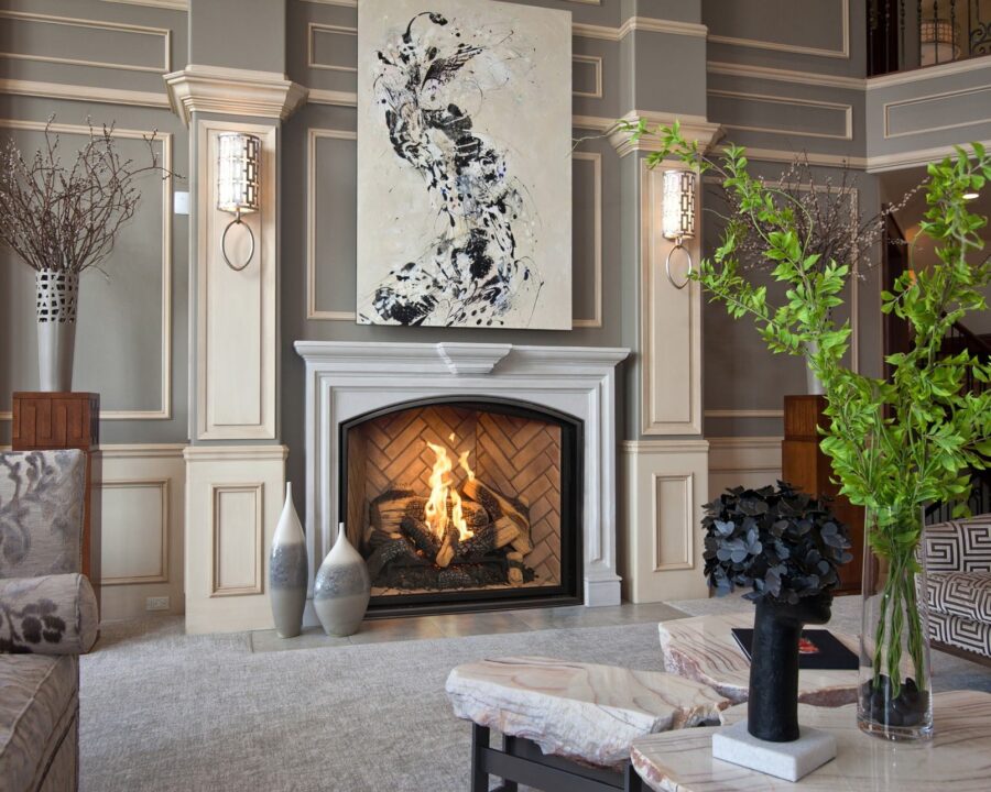 Foyer au gaz TC36 Arch de Town and Country