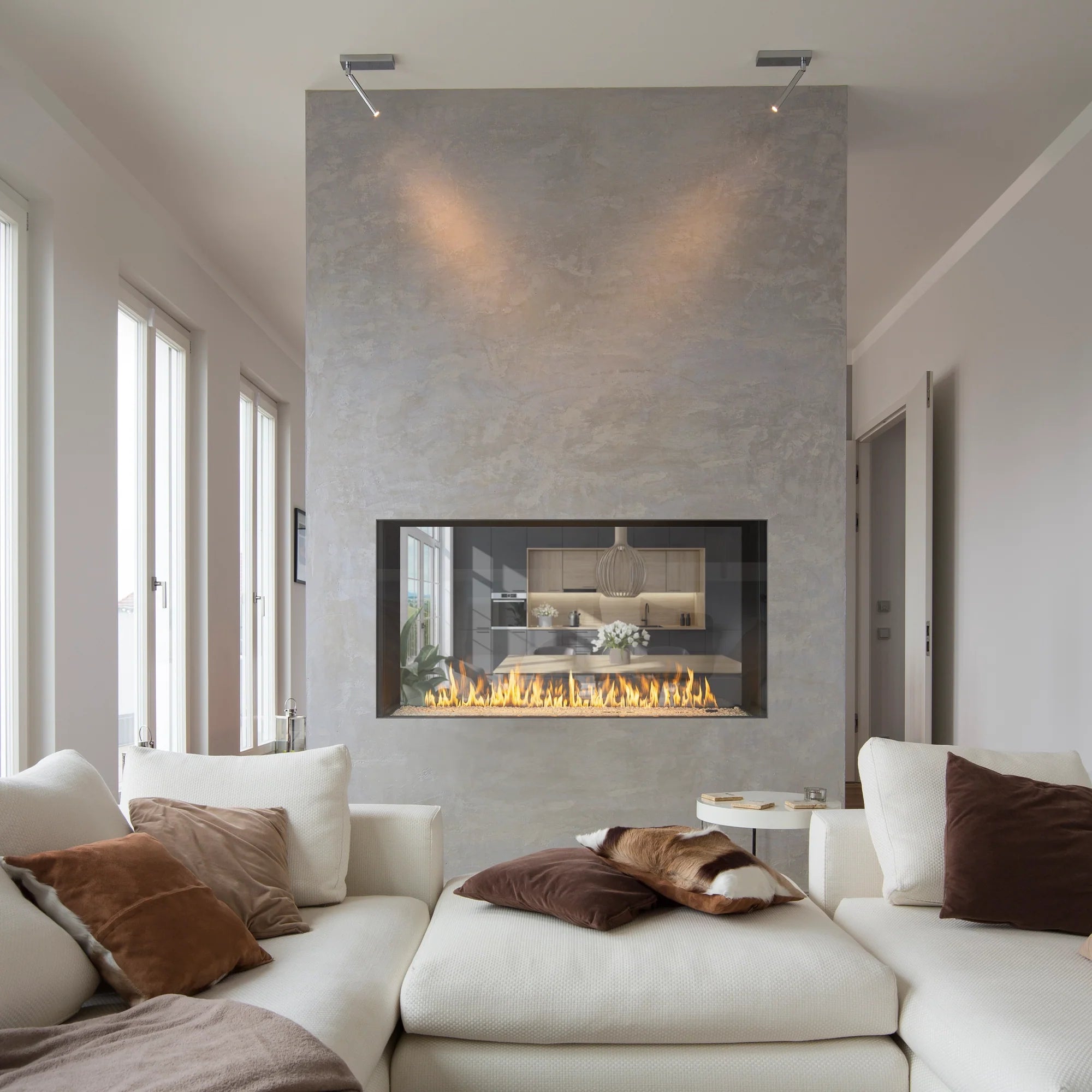 Foyer au gaz double face Enlight de Stellar