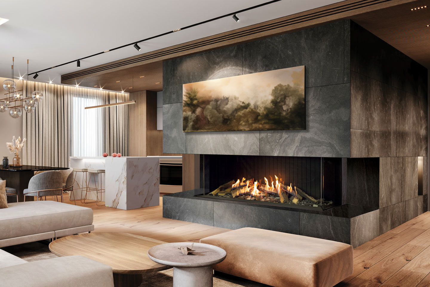 Foyer au gaz U70 Tall ULTRA de Urbana