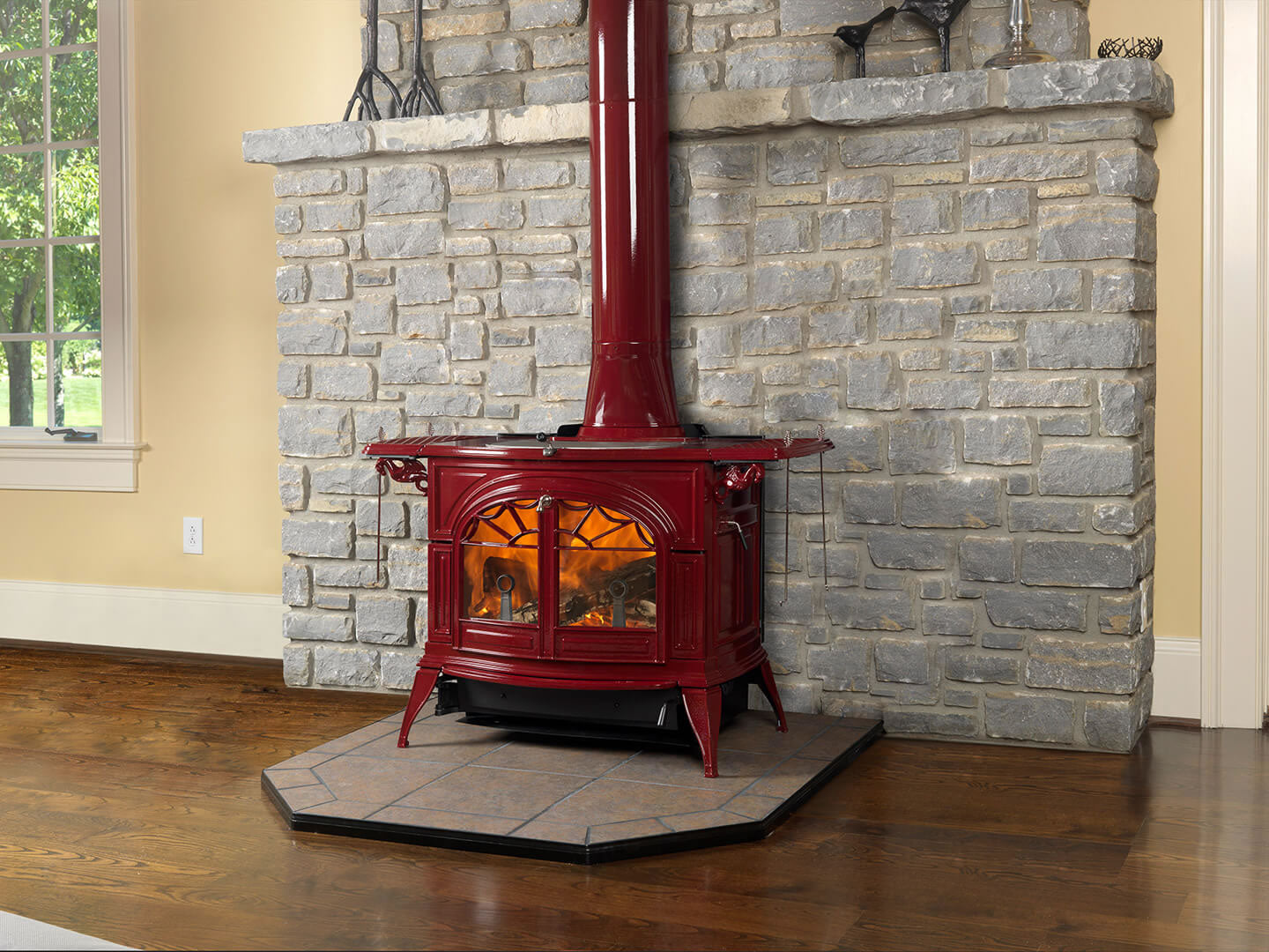 Poêle au bois Défiant de Vermont Castings