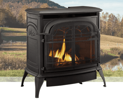 Poêle à gaz à évacuation directe Stardance de Vermont Castings