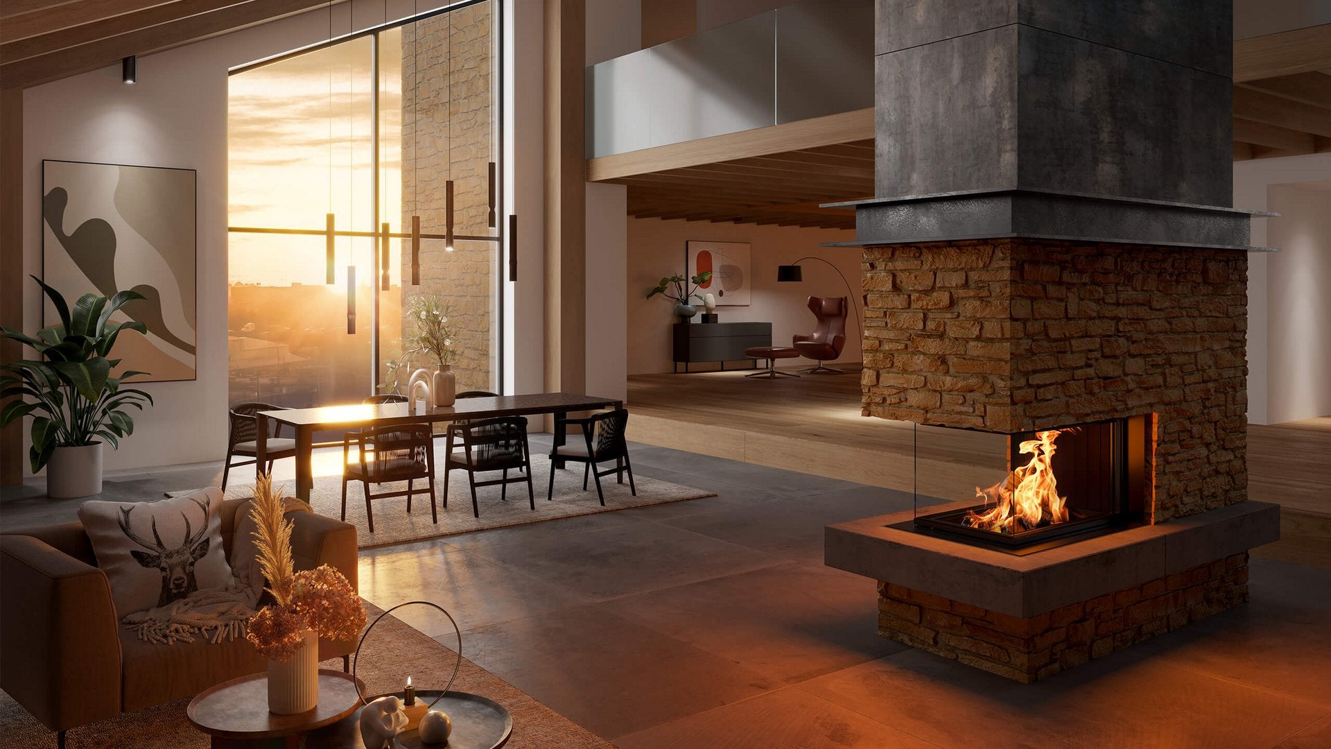 Foyer à bois Arte U-70h de Spartherm