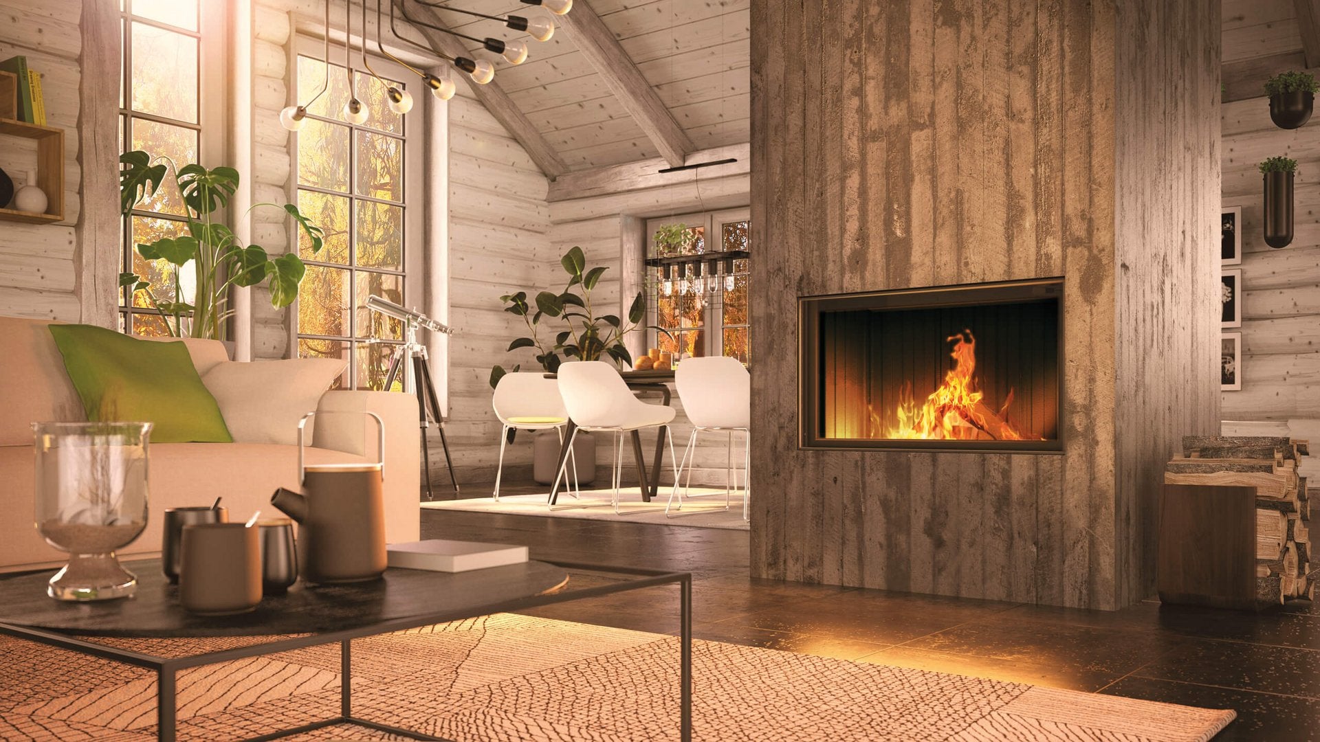 Foyer à bois Varia M-100h de Spartherm