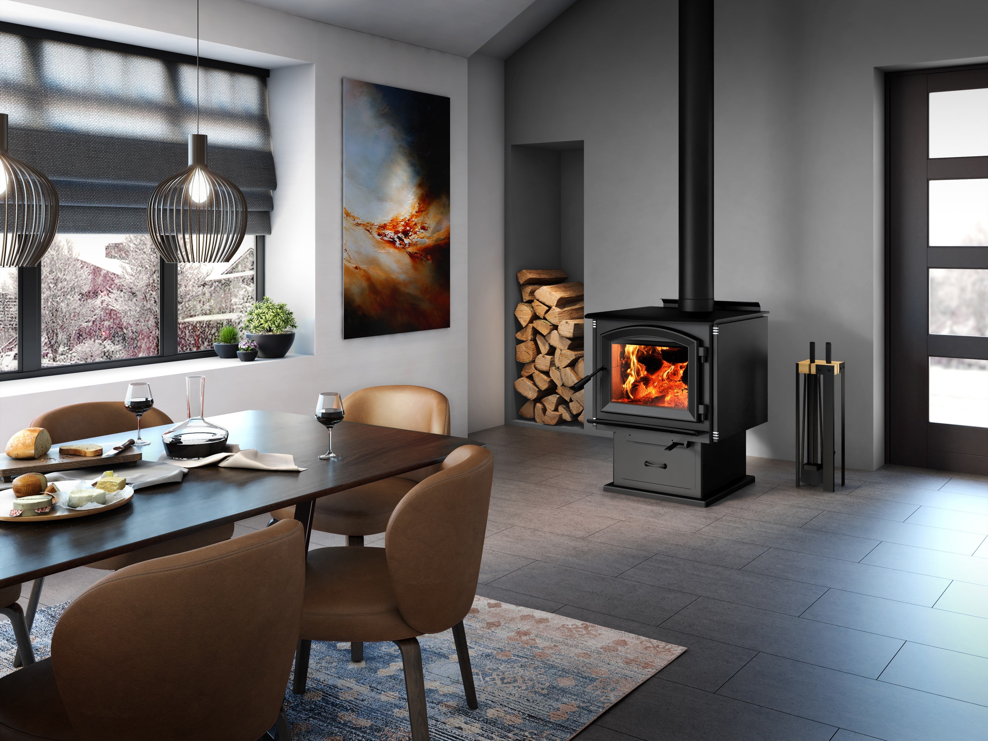 Poêle à bois Solution 3.3 de Enerzone
