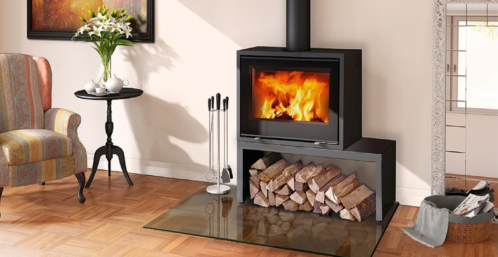 Poêle à bois Modulaire 600-MO de Spartherm